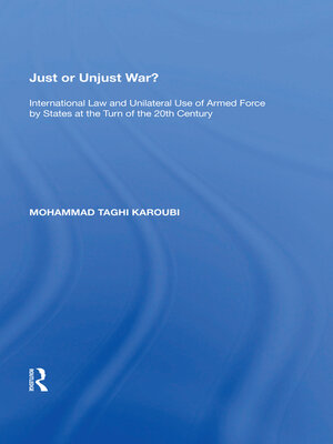 cover image of Just or Unjust War?